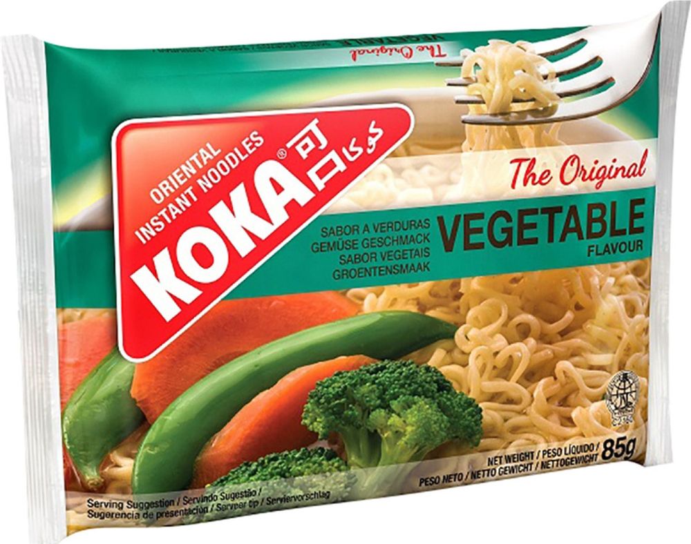 Лапша KOKA Original с овощами 85 г