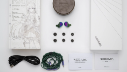 MoonDrop Rays (фиолетово-зеленый) игровые проводные внутриканальные наушники