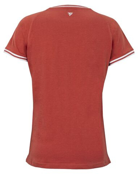 Женская футболка Tecnifibre Team Stretch — terracotta