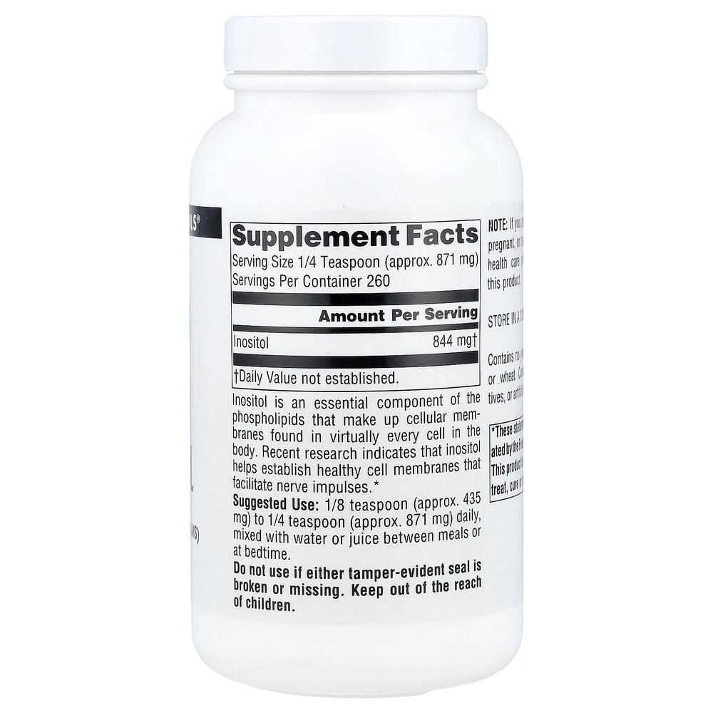 Source Naturals, чистый инозитол в порошке, 226,8 г (8 унций)