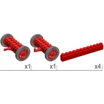 Подвижная платформа 35x20x16 см для конструктора 7,5"