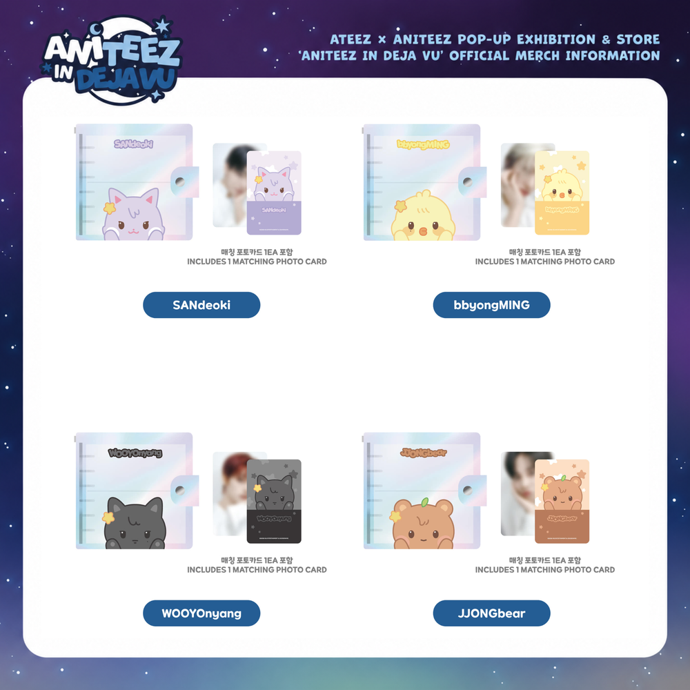 Биндер для фотокарт ATEEZ ANITEEZ «IN DEJA VU» — PHOTO CARD BINDER