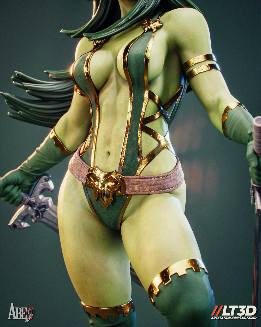 Гамора Стражи Галактики Gamora Guardians of the Galaxy Фигурка