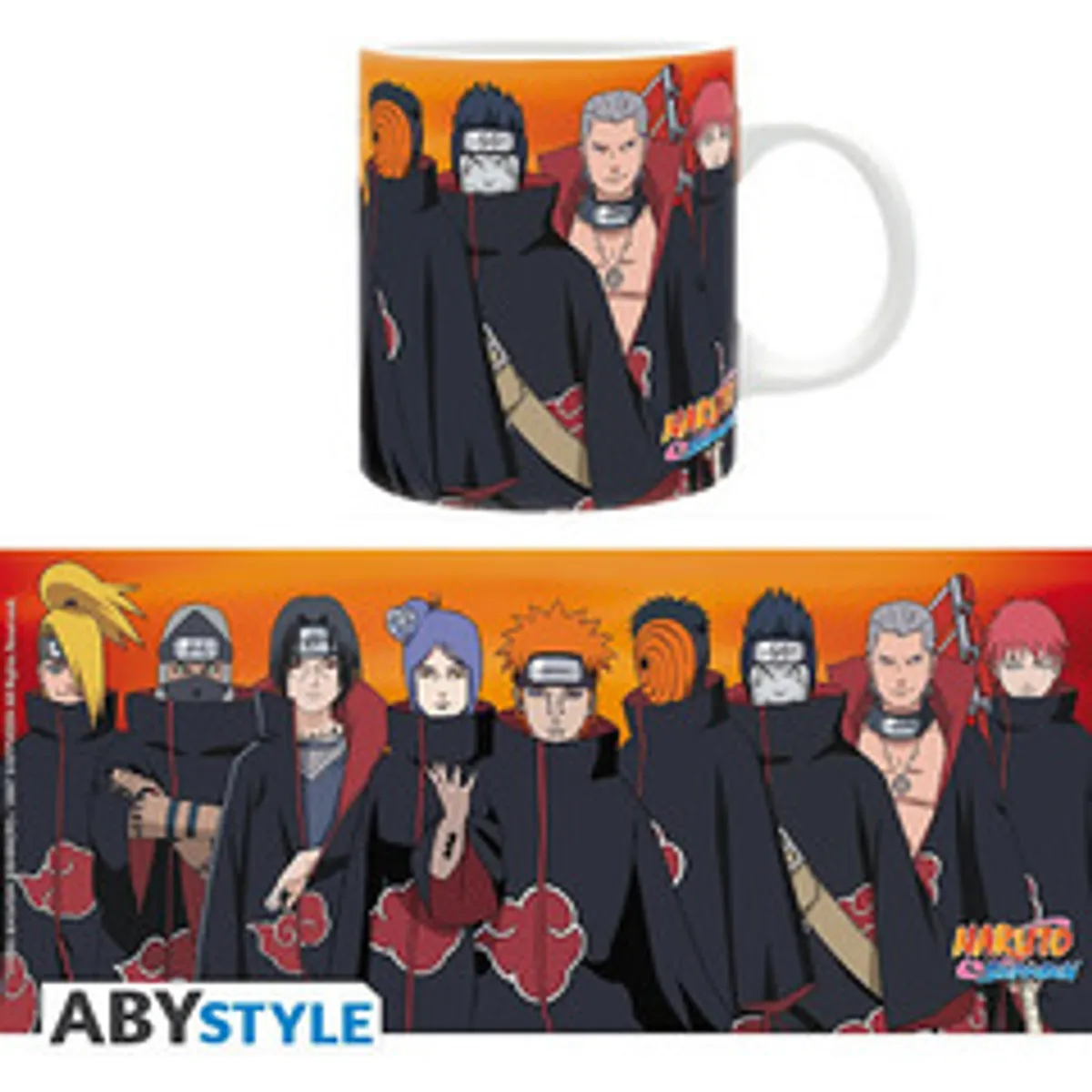 Кружка Naruto. Akatsuki || Наруто. Акацуки