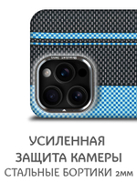 Дизайнерский чехол для IPHONE 16 PRO с камерой-подставкой и MagSafe