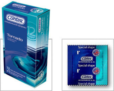 Презервативы CONTEX Tornado, 12 шт.