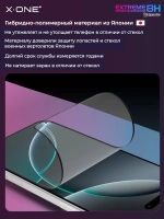 Непробиваемая бронепленка iPhone 13 Pro Max/14 Plus X-ONE Extreme Shock Eliminator 5-го поколения