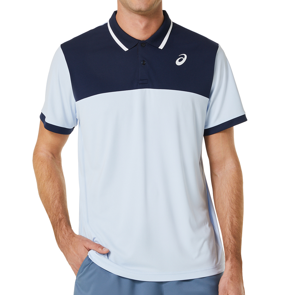 Мужское теннисное поло Asics Court Polo Shirt - небесный