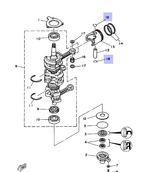 Кольцо стопорное Yamaha 6H4116340100