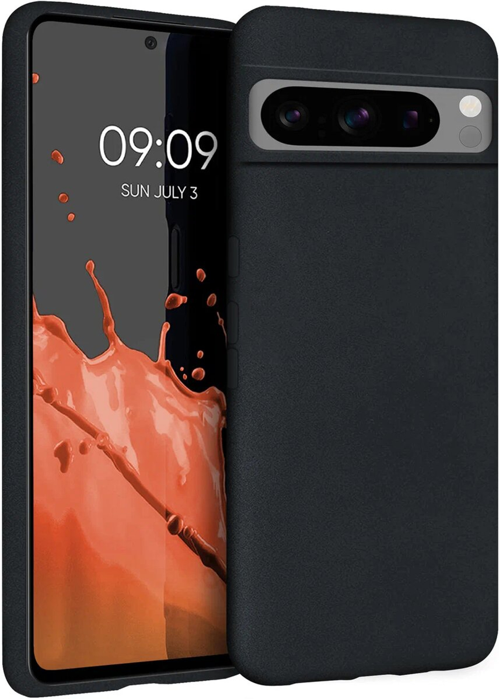 Мягкий Soft Touch чехол из силикона для GOOGLE PIXEL 8 PRO с бархатной подкладкой