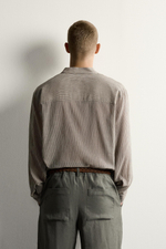 РУБАШКА СВОБОДНОГО КРОЯ JACQUARD — ZARA
