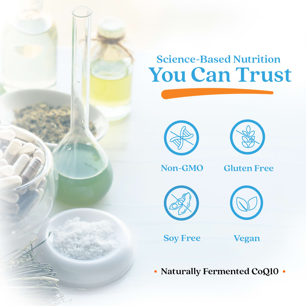 Doctor's Best, NMN и коэнзим Q10, 60 растительных капсул