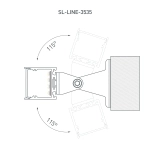 Профиль SL-LINE-3535-3000 BLACK (Arlight, Алюминий)