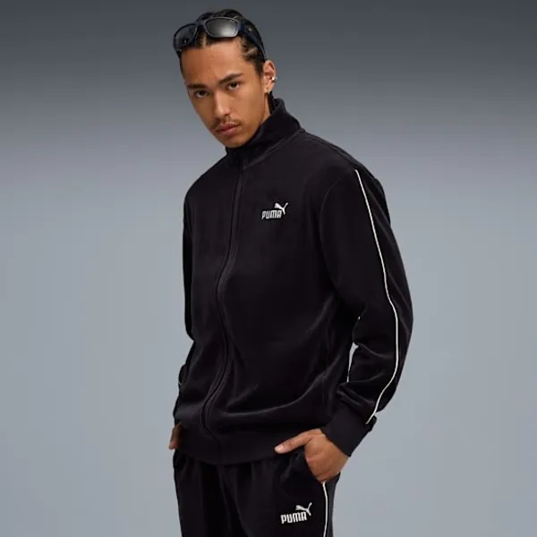 Толстовка мужская PUMA ESS ELEVATED Velour Track Jacket