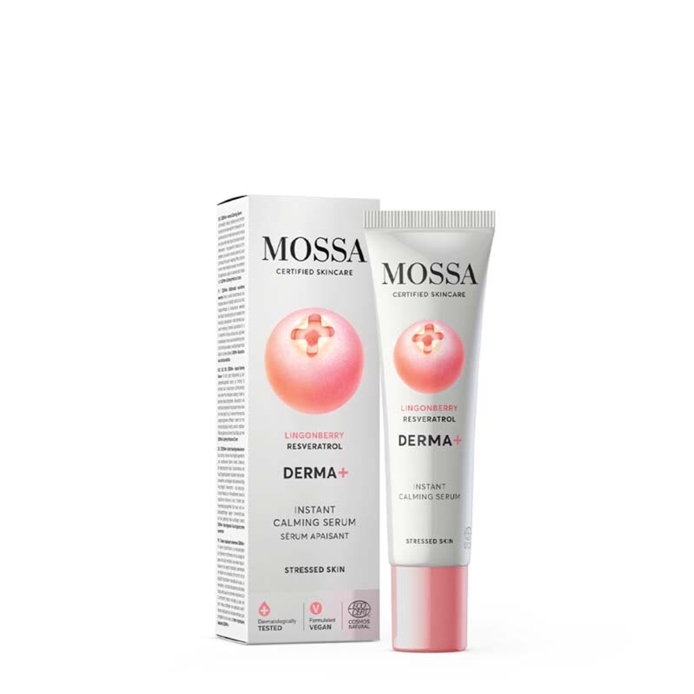 Сыворотка DERMA+ мгновенного успокоения MOSSA, 30 мл