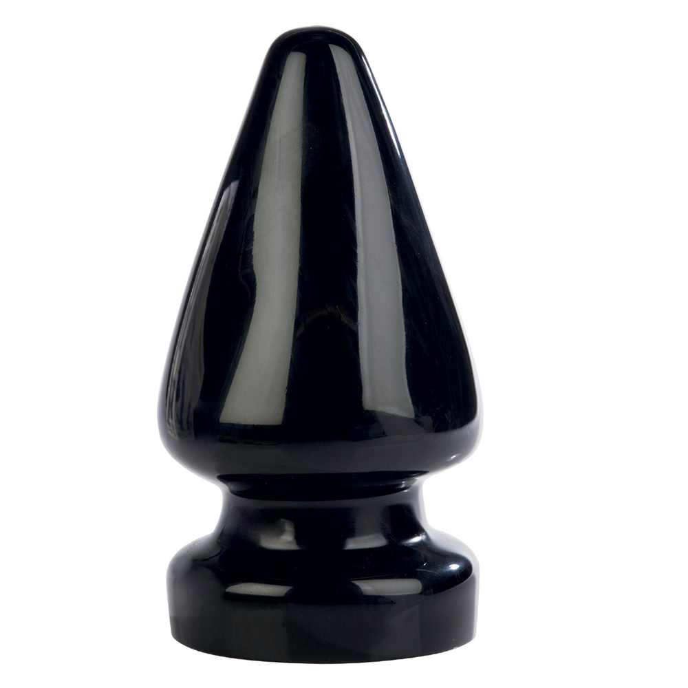 Огромная пробка черного цвета HUMUNGOUS BUTT PLUG - 20 см. (Цвет: черный)