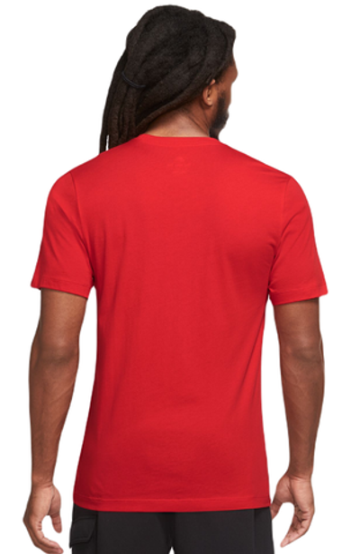 Мужская теннисная футболка Nike Sportswear T-Shirt Icon Futura - university red