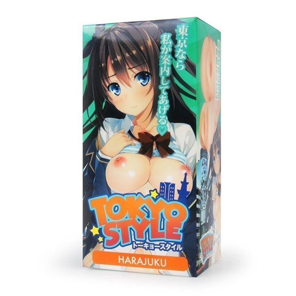 Эластичный мастурбатор-вагина телесного цвета Bior Toys Tokyo Style TS-61002