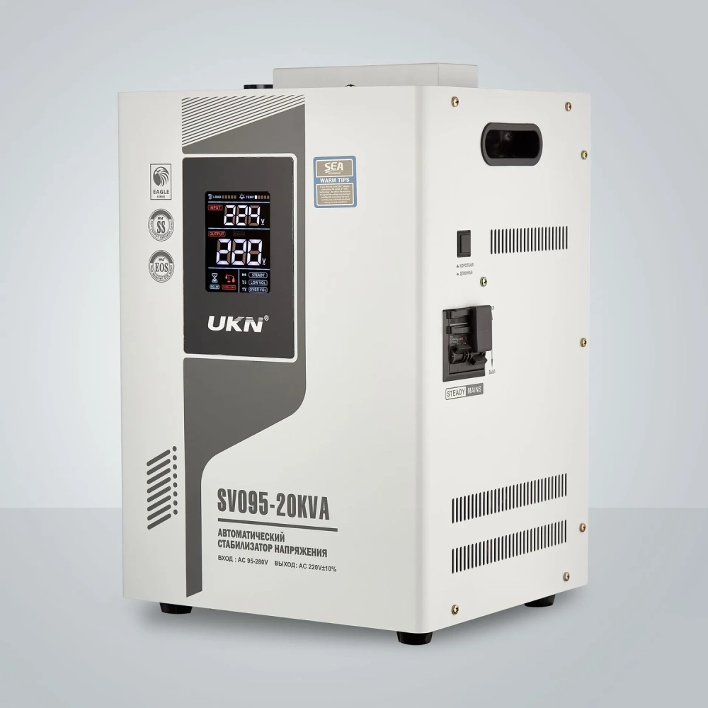 Однофазный стабилизатор напряжения UKN SVO95 - 20 кВА