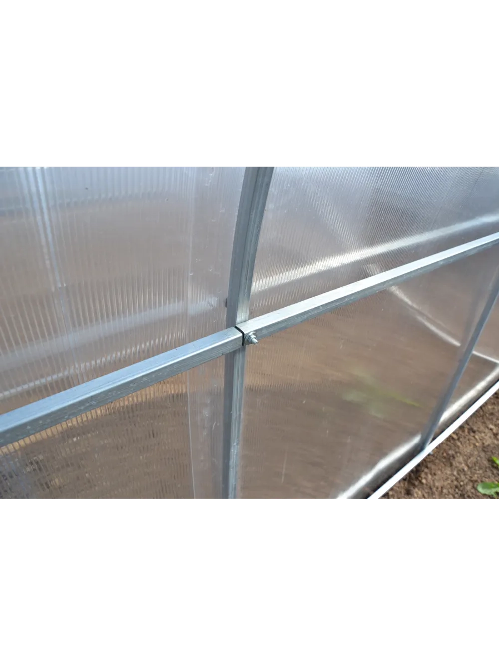 Теплица Агросфера-Компакт 2,04х8м из трубы 20х20 мм, шаг 1 м