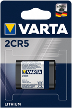 Батарейка Varta Lithium Cylindrical 2CR5/2CR5 , 1400 mAh , ( 1 ) шт. в блистере, 06203301401