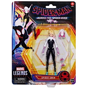 Marvel Legends Series Spider-Man Across The Spider-Verse Spider-Gwen 6-Inch Action Figure Toy, 4 Ac