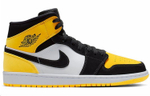 Jordan 1 Mid 'Yellow Toe Black'