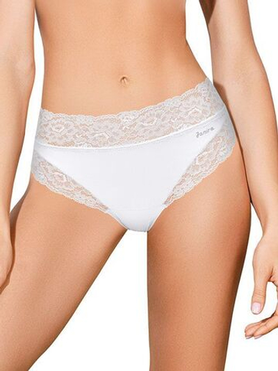 Трусики-слипы с кружевной оторочкой Dolce Micro (Размер: XL) (Цвет: белый)