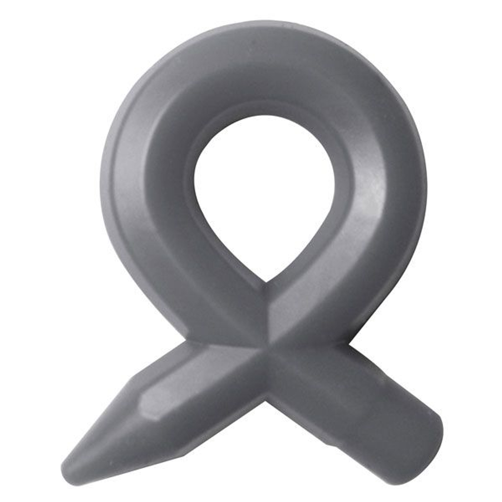 Серое силиконовое эрекционное кольцо RINGS LIQUID SILICONE (Цвет: серый)