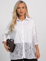Рубашка с кружевом Джей (белая) Б16340-10М LT Collection