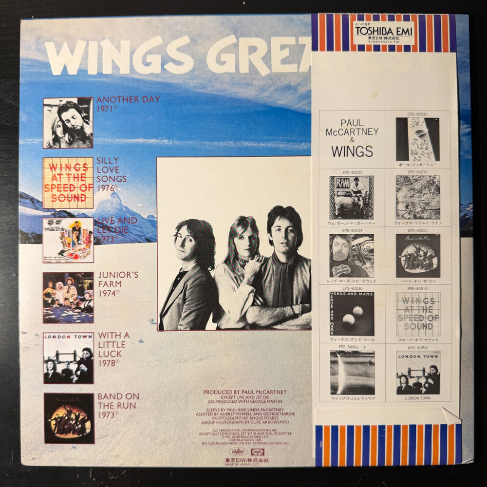Виниловая пластинка Wings ‎– Wings Greatest LP