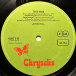 Jethro Tull - This Was (Германия 1973г.)