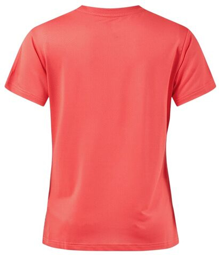 Женская теннисная футболка Joma Picasho Short Sleeve — fluor coral/black