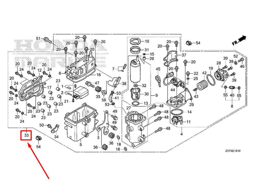 16730-ZVT-013 VAPOR SEPARATOR ASSY