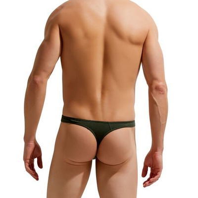 Мужские хлопковые трусы-тонги Modern Essentials Thong (Размер: XL) (Цвет: хаки)