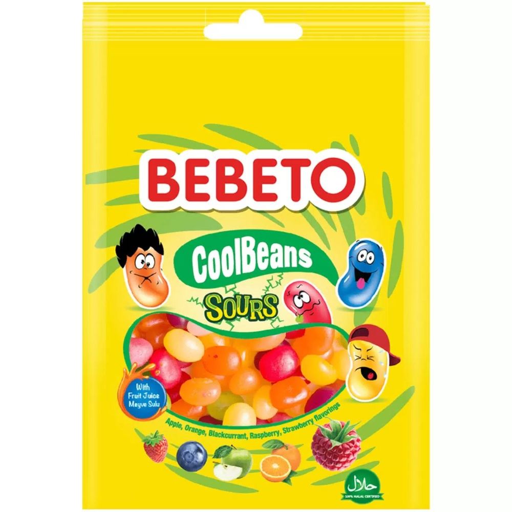 Мармелад BEBETO COOL BEANS SOUR MIX 60г