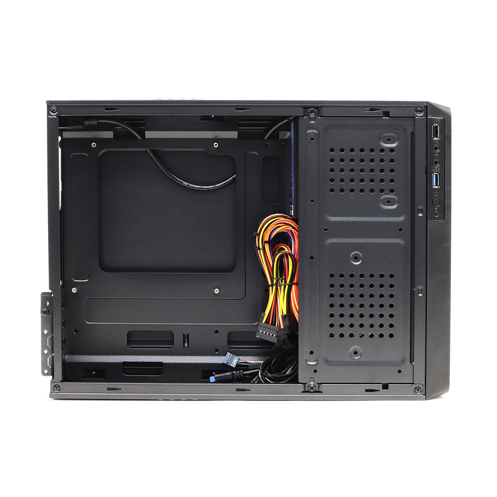 Корпус Mastero BCS-01, БП:400W, mATX, чёрный, 1xUSB2, 1xUSB3 (MST-BCS-01-400W-B)