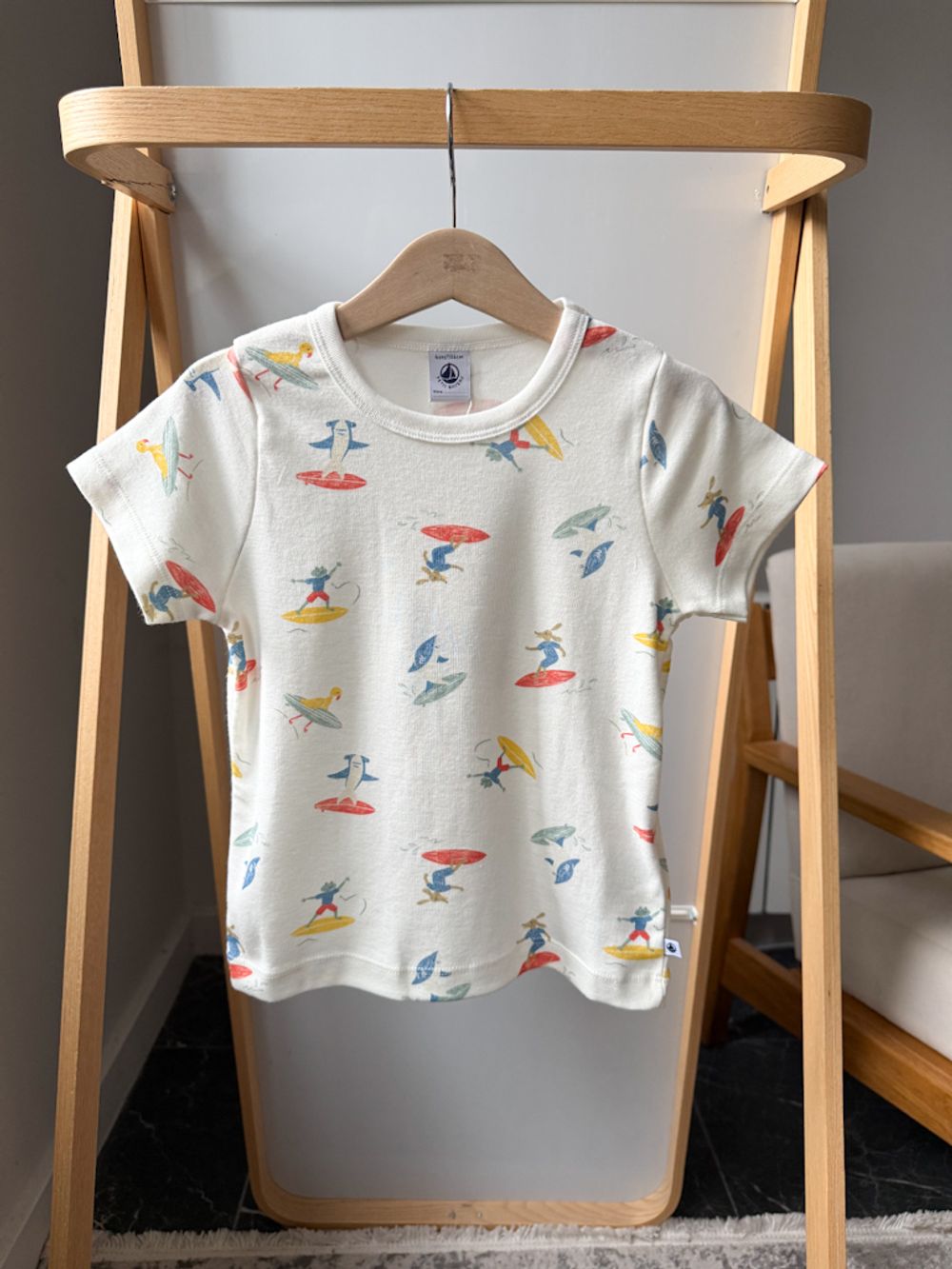 Новая хлопковая пижама Petit Bateau, 104