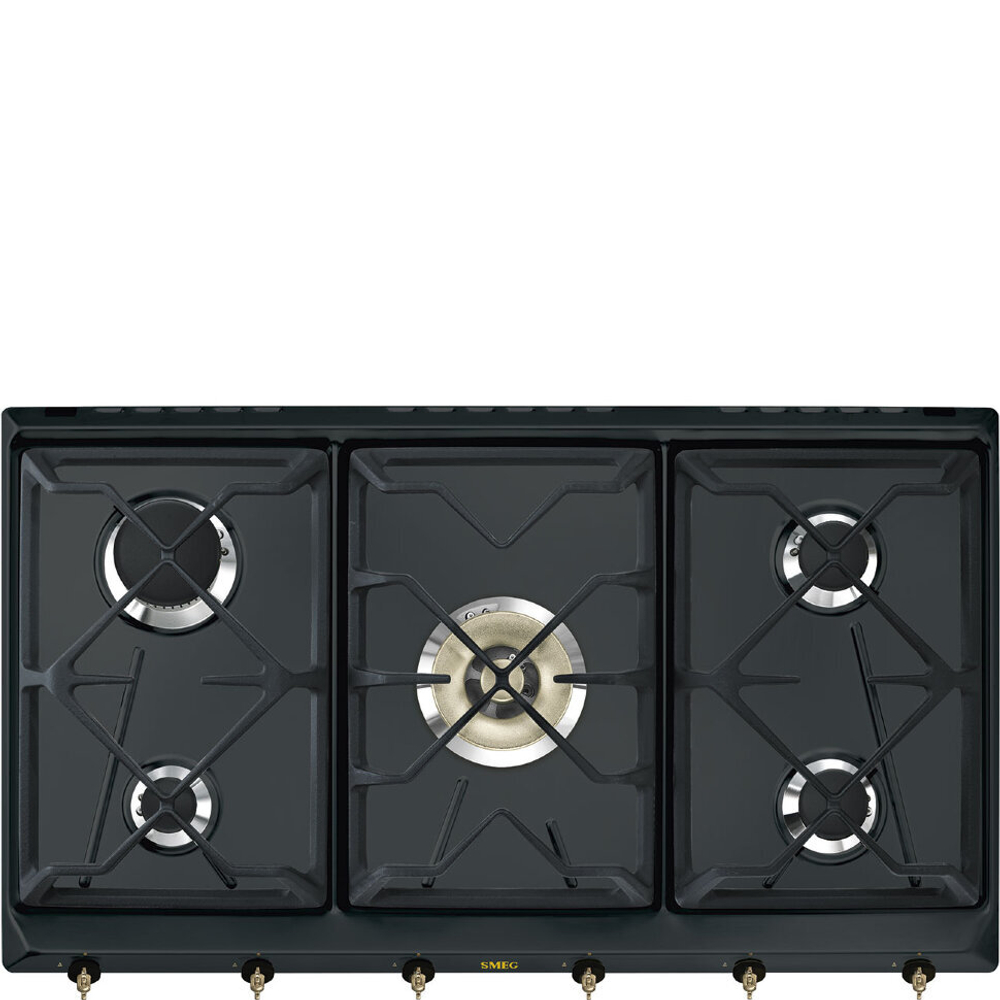 Газовая варочная панель Smeg SRV896AOGH