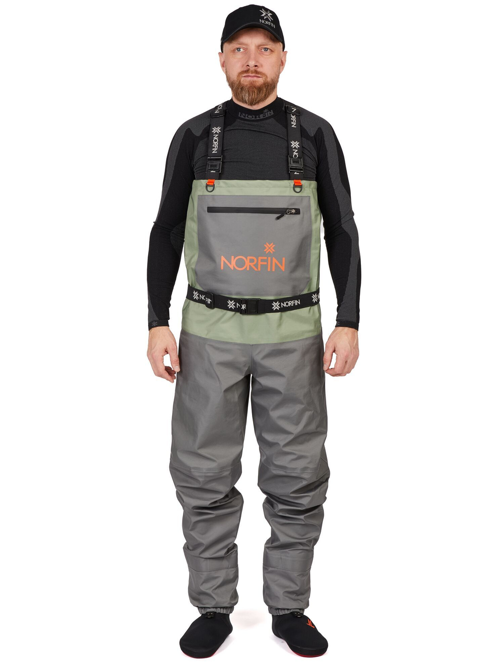 Полукомбинезон забродный Norfin PILOT STOCKINGFOOT 2 р.XLL