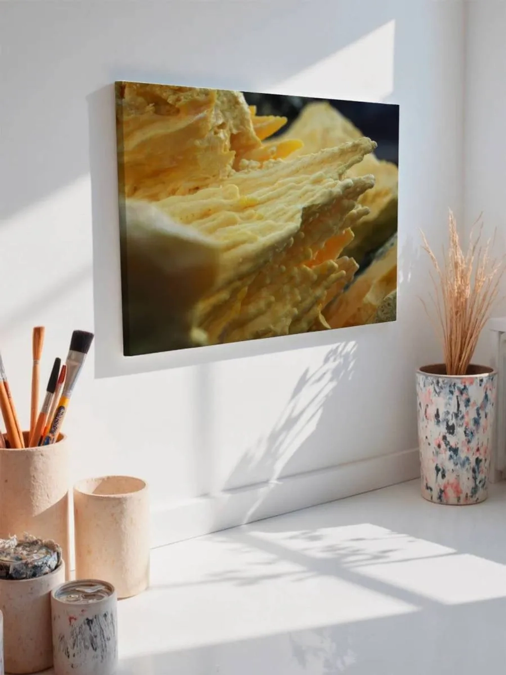 Картина на стену 40 X 50 Желтые камни