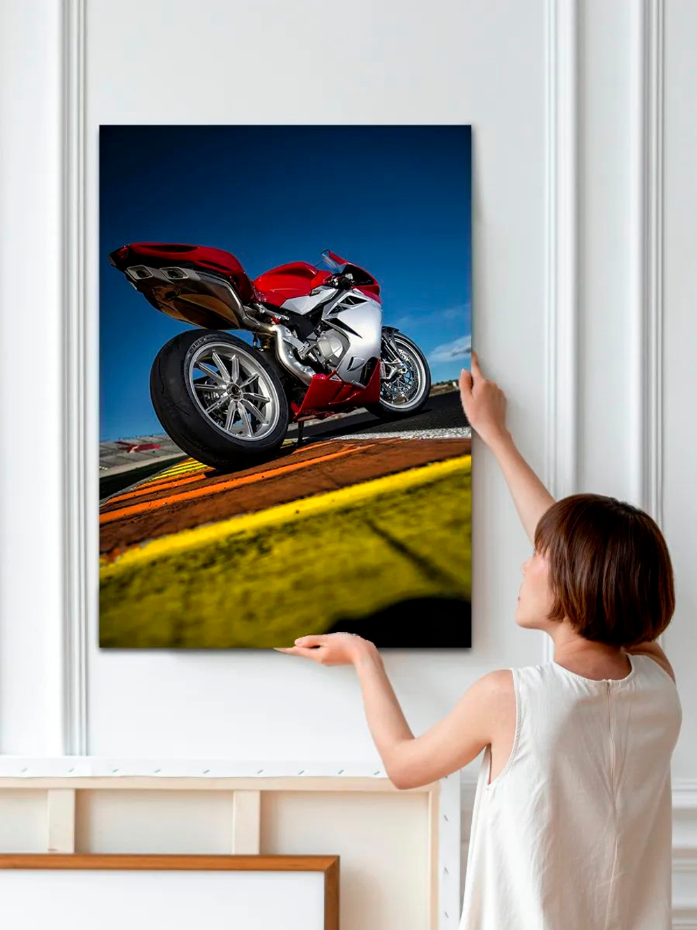 Картина "Ducati", для интерьера 50х70см 1шт.