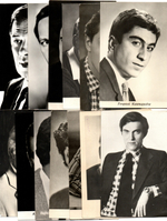№108 Открытки Артисты и актёры СССР 1960–1970-е г. 25 штук. Чёрно-белые, чистые, без повторов