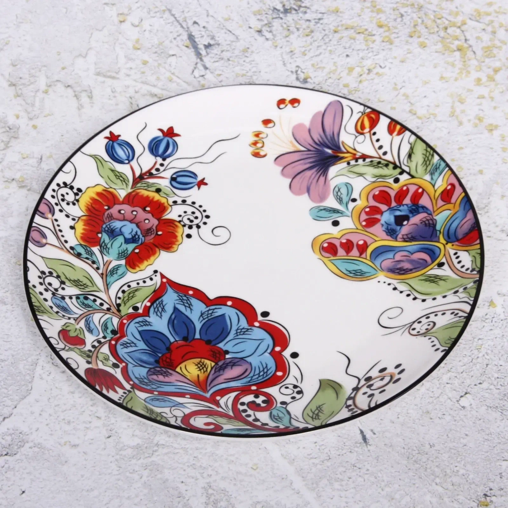 Тарелка керамическая «Magic Flower» 25,5*2,6см