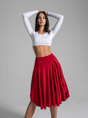 Dolly Max skirt shorts, Red Oil