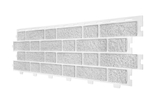Сайдинг виниловый Tecos Brickwork Михелен Серый меланж 1140х350 мм