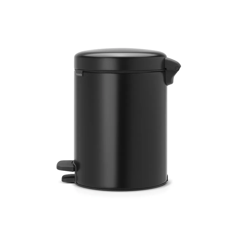 Brabantia Контейнер для мусора NewIcon 5л, матовый черный 112928