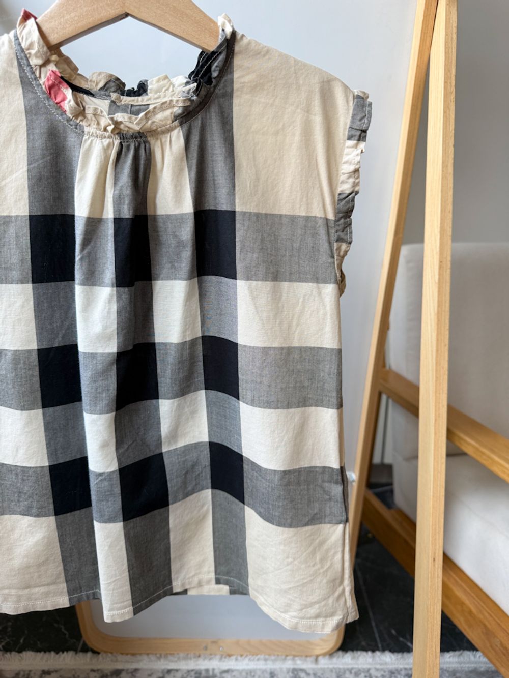 Хлопковая блузка Burberry, 116