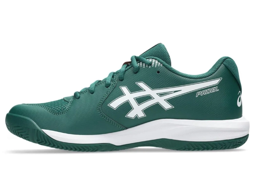 Мужские кросовки для Padel Asics Gel-Dedicate 9 Padel - jewel green/white