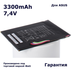 Аккумулятор iBatt 3300mAh, для Eee Pad Transformer TF101 TF101G 16Gb 32Gb 3G